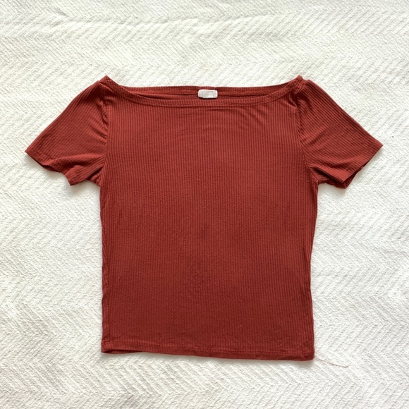 Set Of 3 Garage Soft Ribbed Crop Tops - Picture 7 of 9